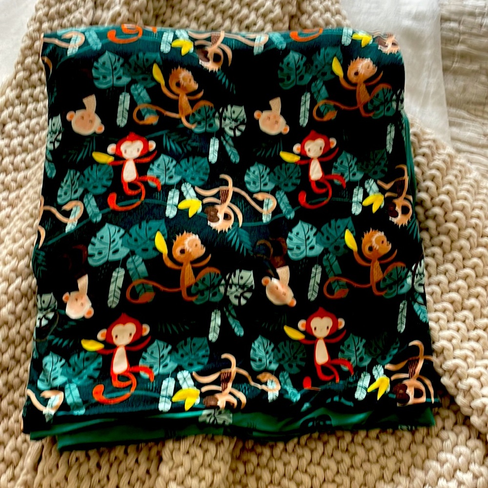Little sleepies monkey blanket